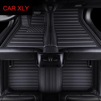מנהג פס המכונית מחצלות עבור לנד רובר ריינג ' רובר 4 מושב 2013-2017 שנה פרטים בפנים אביזרי רכב השטיח