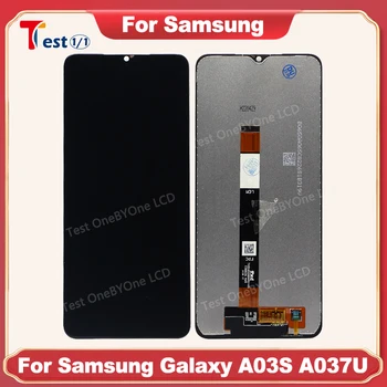 מקורי לסמסונג גלקסי A03s תצוגת LCD עם מסך מגע עבור Samsung A037U תצוגת LCD דיגיטלית חלקי חילוף