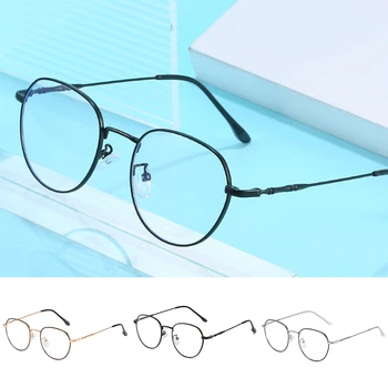 משקפיים מסגרת למשקפי אביזרים נשים Photochromic נגד אור כחול משקפיים משקפיים עגולים לגברים אופטית אנטי-אור כחול