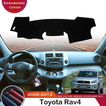 עבור טויוטה Rav4 XA30 2009~2013 רב 4 30 רכב לוח המחוונים שטיח משטח שטיח אנטי UV, אנטי להחליק את המכונית כיסוי עור מגן דאש