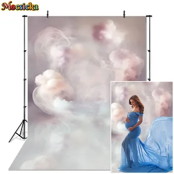 פסטל עשן לידה רקע צילום אביזרים לקישוט באנר אמנות מרקם שכבות רקע צילום סטודיו פוטושוט