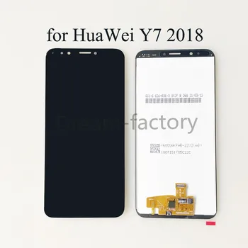 תצוגת LCD עם מסך מגע דיגיטלית הרכבה, החלפה עבור Huawei Y7 2018 Y7 הממשלה Pro 2018