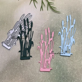 חדש ריד דשא קישוט מתכת חיתוך ימות DIY עיצוב אלבום תמונות אלבום כרטיסי נייר אמנות דקורטיבית הבלטה למות חתכים